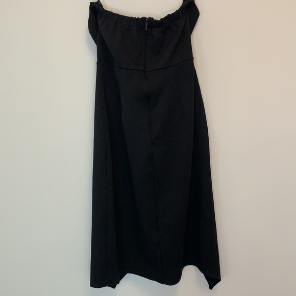 6 HR SALE LULUS JAZZIE black strapless body con dress back zipper size medium - Picture 6 of 12